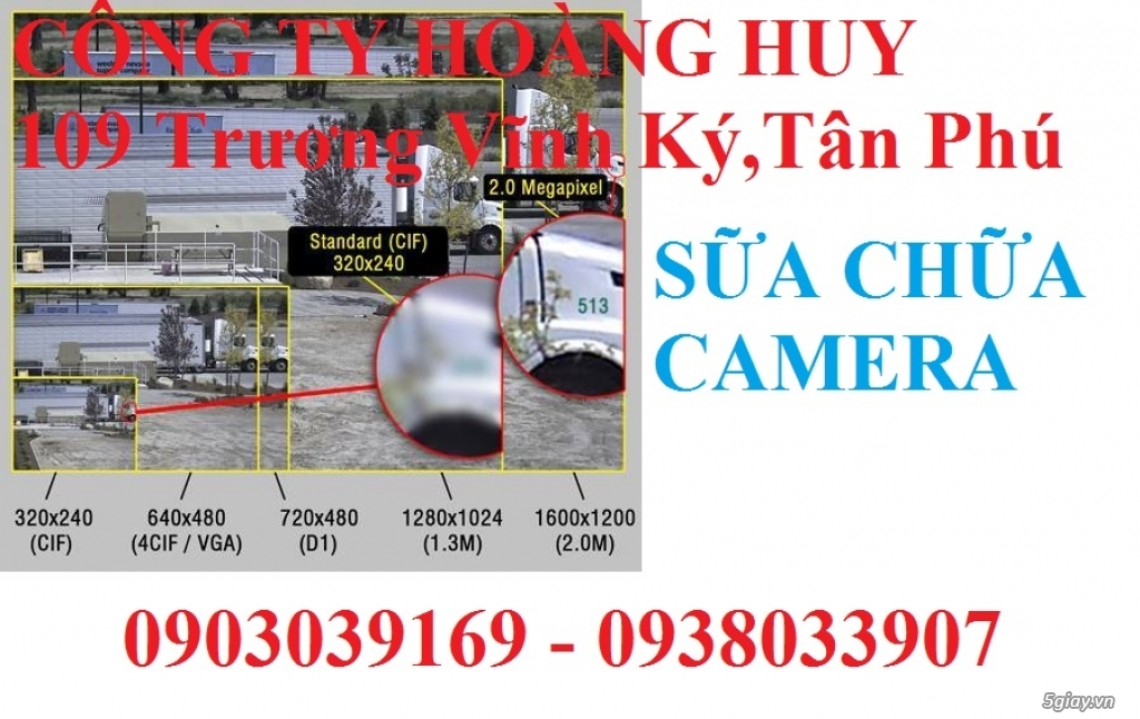 Sửa chữa camera quan sát giá rẻ | 093.803.3907 - 5