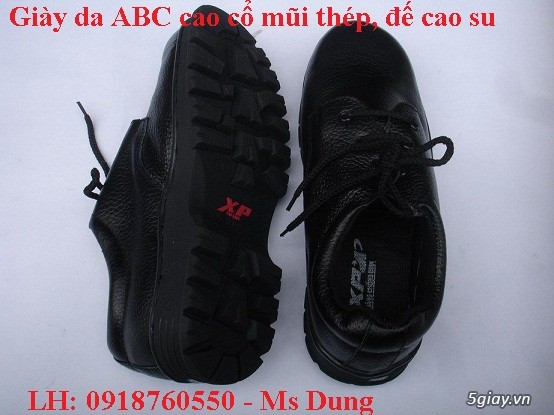 Giày da ABC cao cổ mũi thép, đế cao su - 2