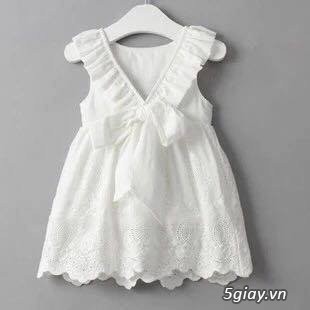 Váy trắng mùa hè cho bé - 1