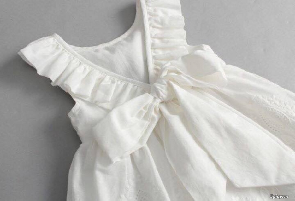 Váy trắng mùa hè cho bé - 4