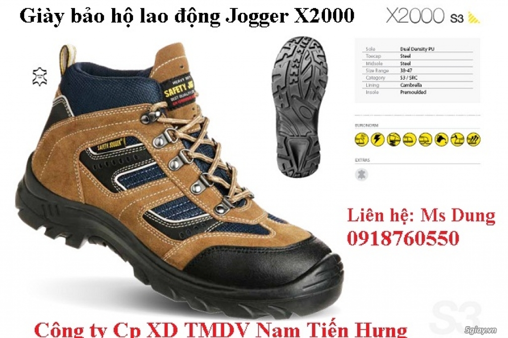 Giày bảo hộ lao động Jogger X2000 | 5giay