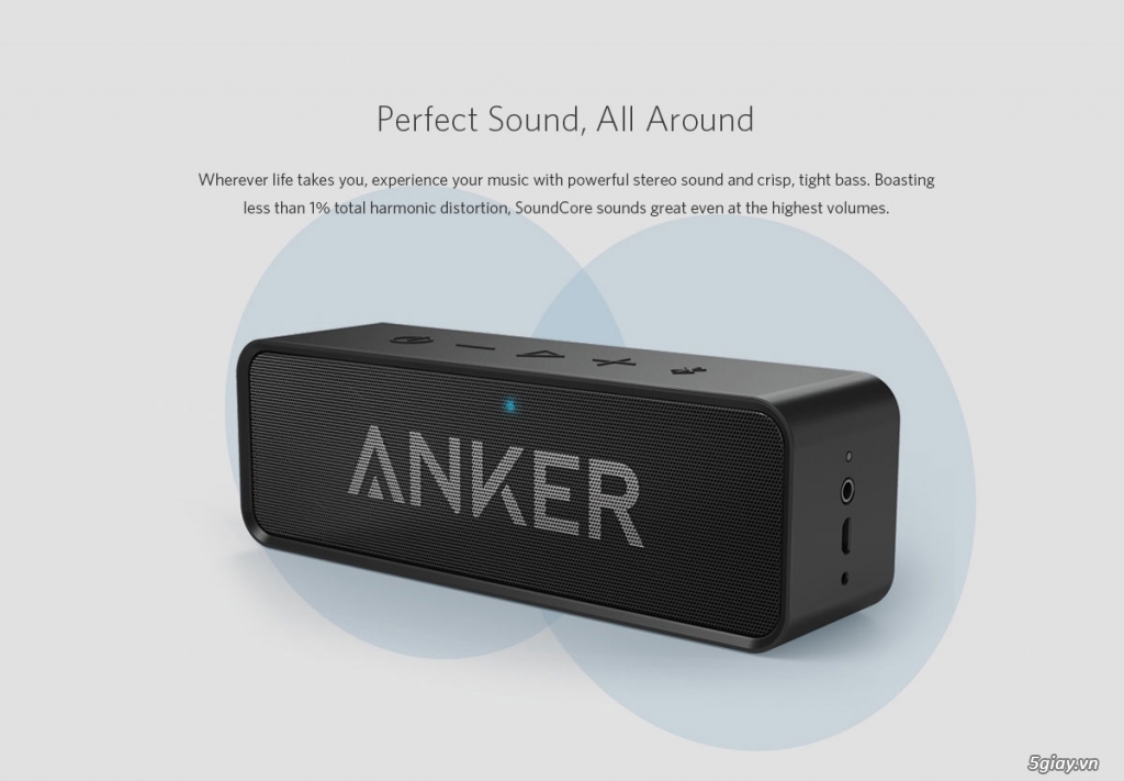 Loa Anker SoundCore giá cực tốt, ngon nhất tầm giá, pin 24h - 8