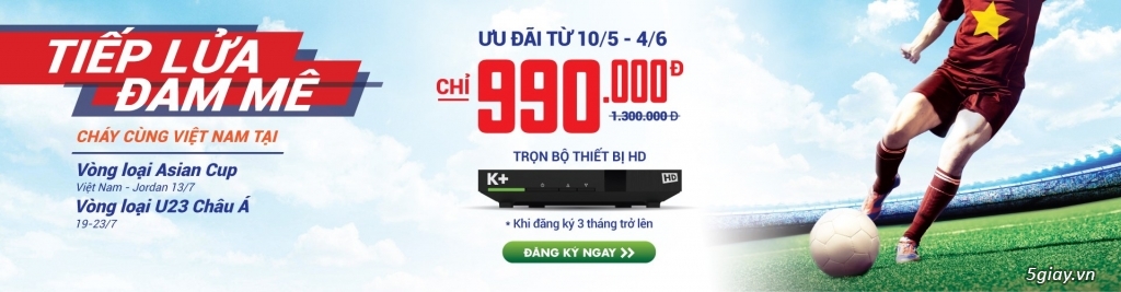 Khuyến mãi lắp đặt K+ giá rẻ tại Hà Nội