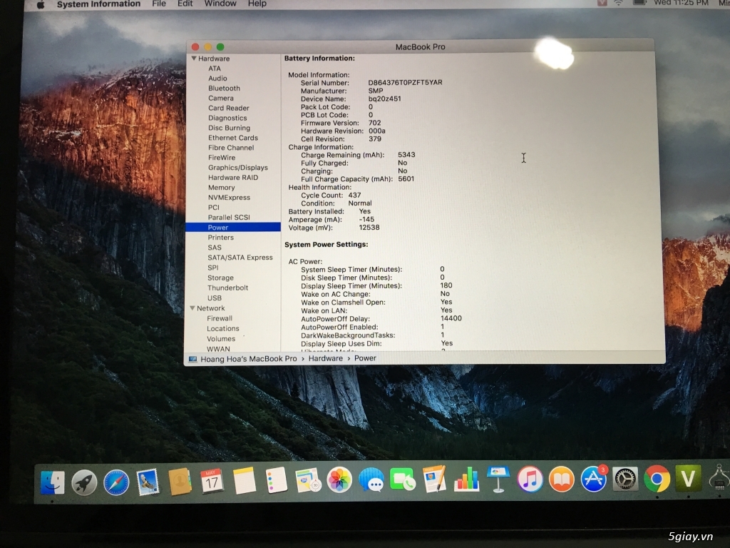 Bán Macbook Pro 13 Retina Late 2014 8GB 256SSD - 3