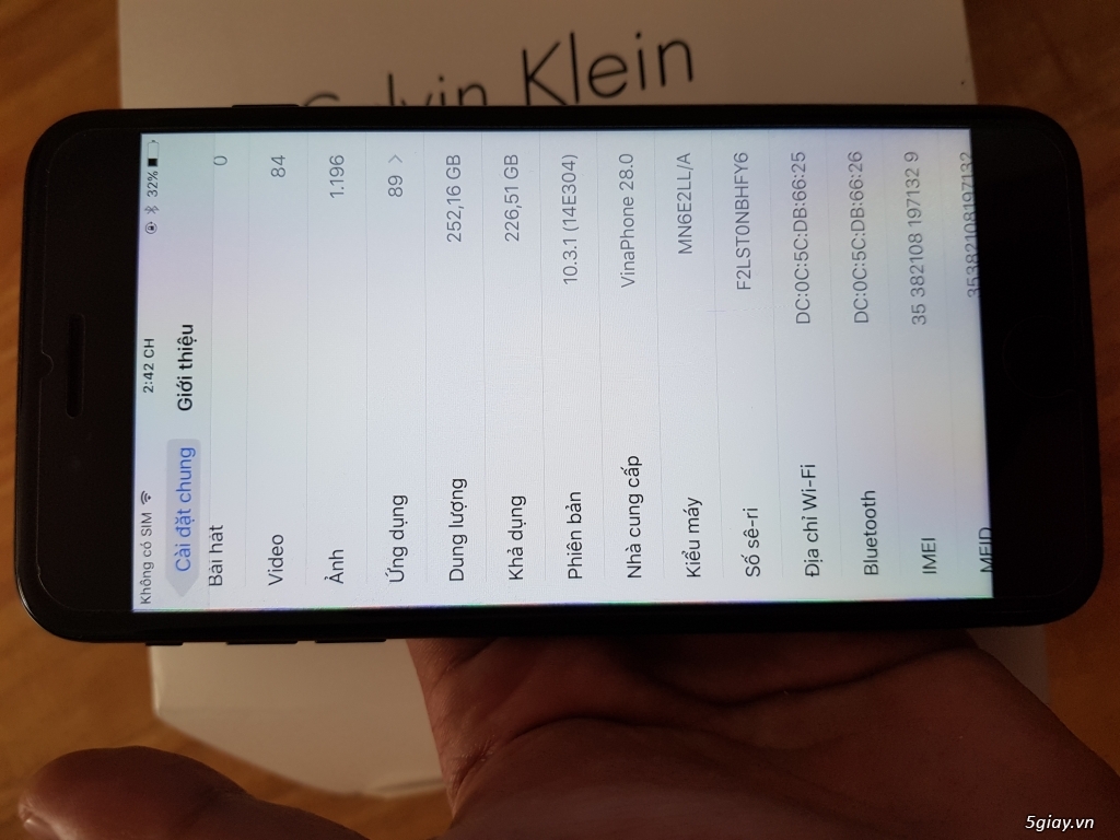 IPHONE 7 PLUS 256GB JETBLACK FULBOX cần ra đi - 3