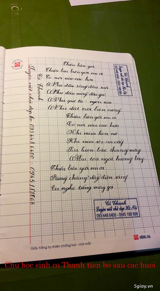 Địa chỉ luyện viết chữ đẹp uy tín Hà Nội ( Bảo đảm 100% học viên chữ đẹp ) - 10
