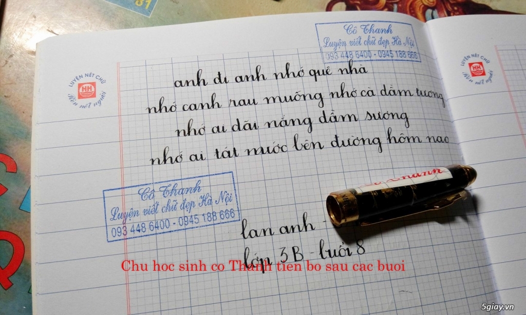 Địa chỉ luyện viết chữ đẹp uy tín Hà Nội ( Bảo đảm 100% học viên chữ đẹp ) - 13