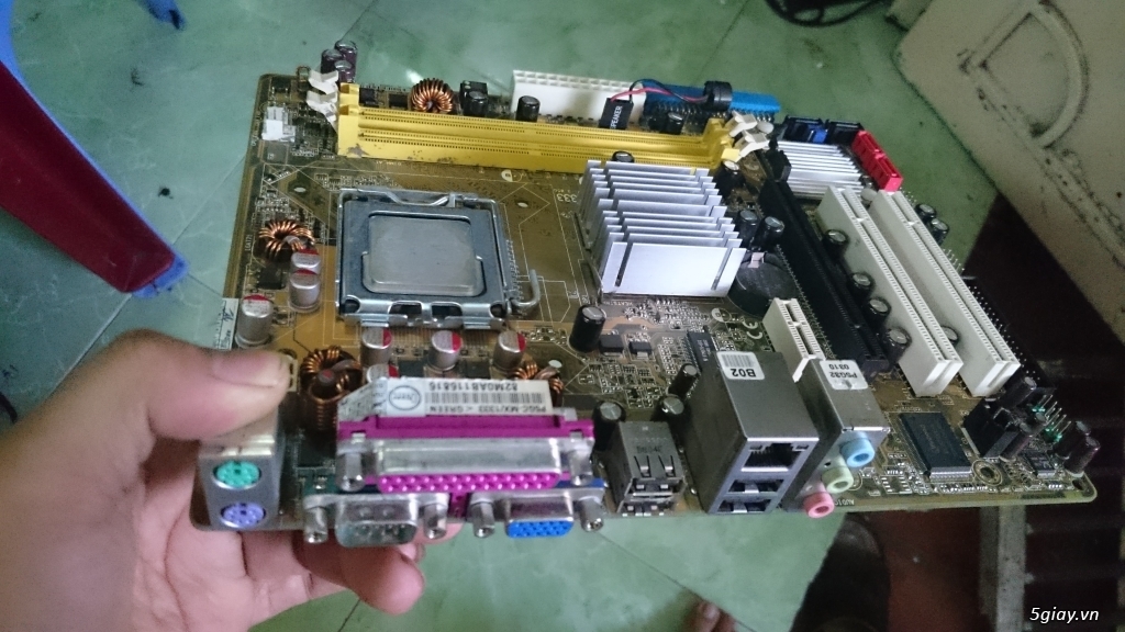 main asus P5GC-MX/1333 945 chạy các dòng core2