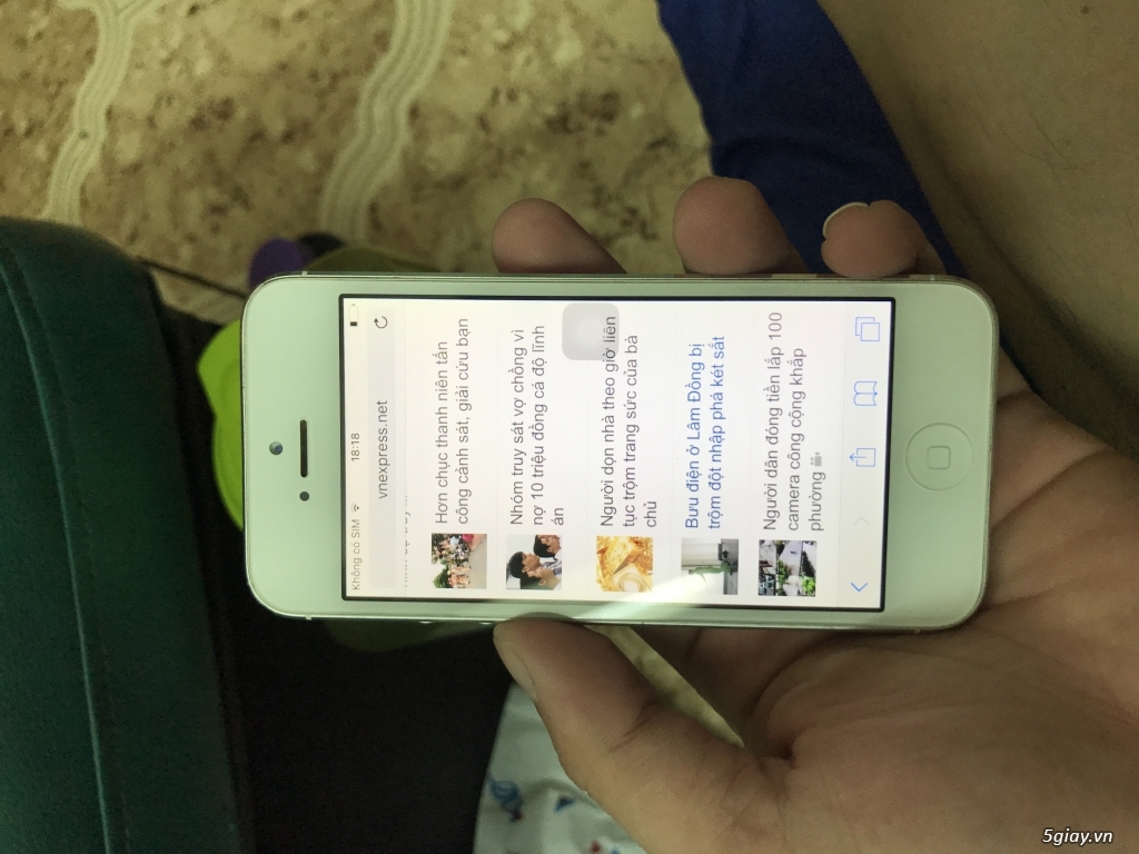 Bán iPhone 5 16g màu trắng - 4