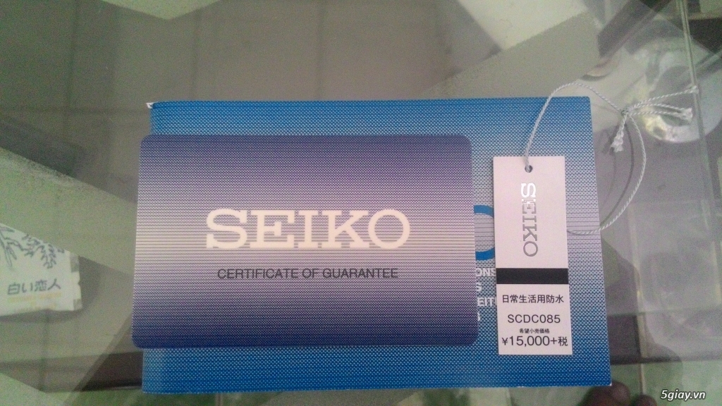 Đồng hồ Seiko Spirit SCDC085 xách tay Nhật, mua ngày 13/05/2017 - 8