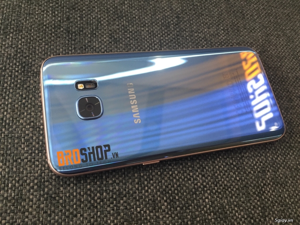 Cần bán cây Samsung galaxy S7 Edge xanh Cobal giá tốt fullbox !!!!! - 1