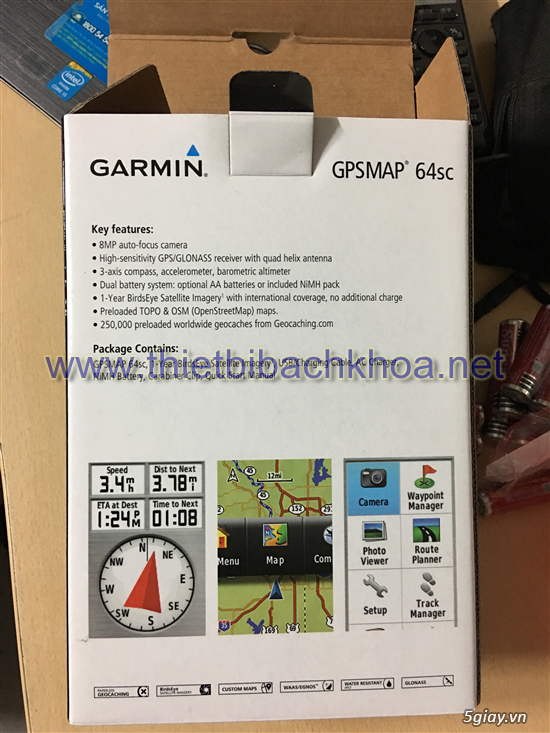 Máy định vị GPS cầm tay GarminGPSMAP 64SC - 2