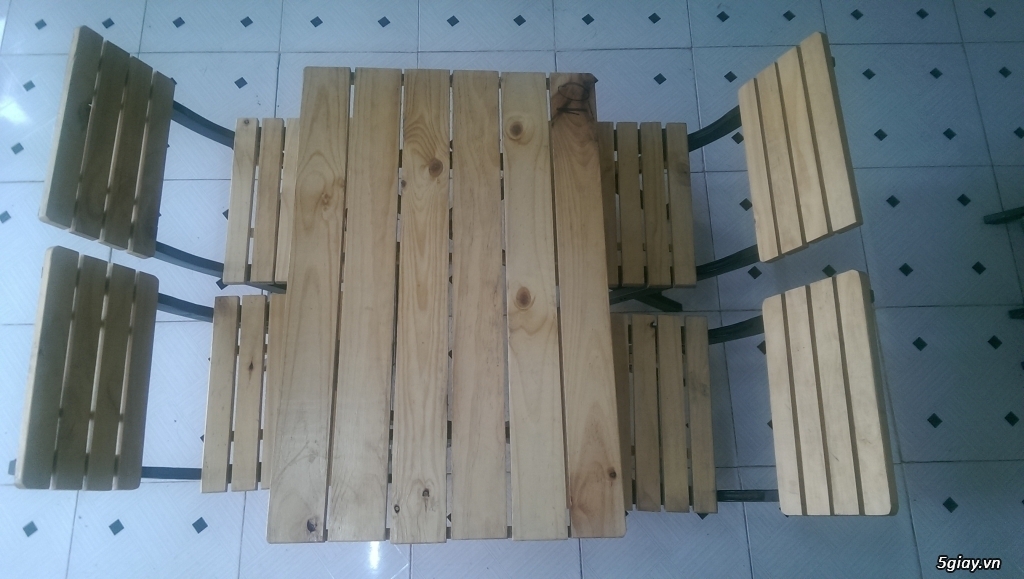Bán gấp bàn ghế quán ăn, quán cà phê - 1