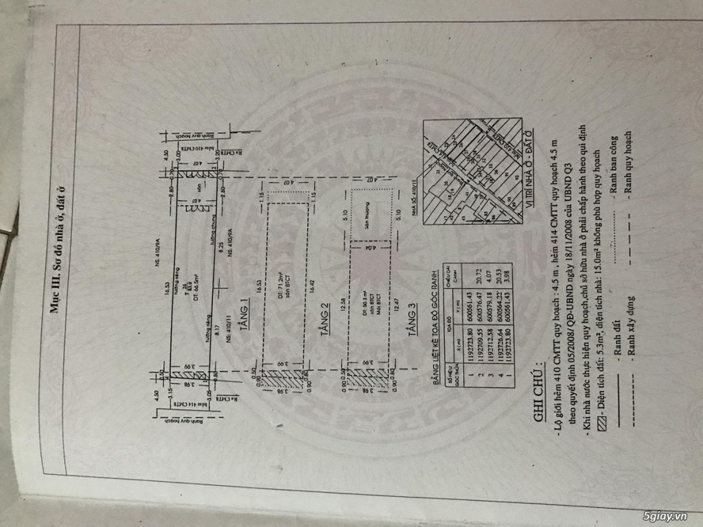 BÁN NHÀ đường CMT8