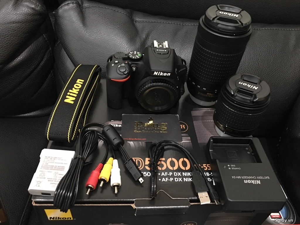 Nikon D5500 Digital SLR Camera + 18-55mm VR + 70-300 - 6