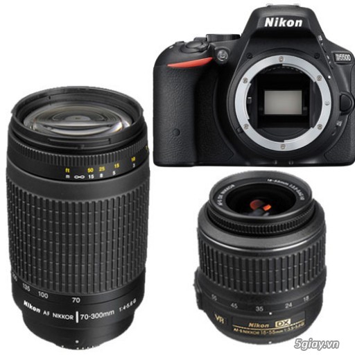 Nikon D5500 Digital SLR Camera + 18-55mm VR + 70-300 - 8