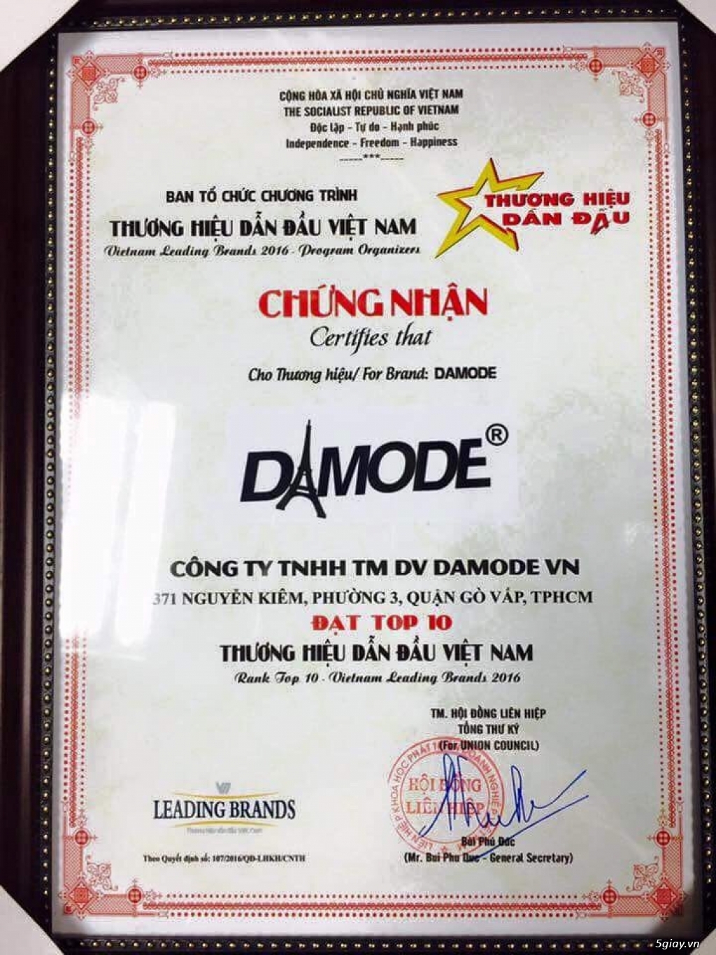 Về nước hoa đa cấp Damode