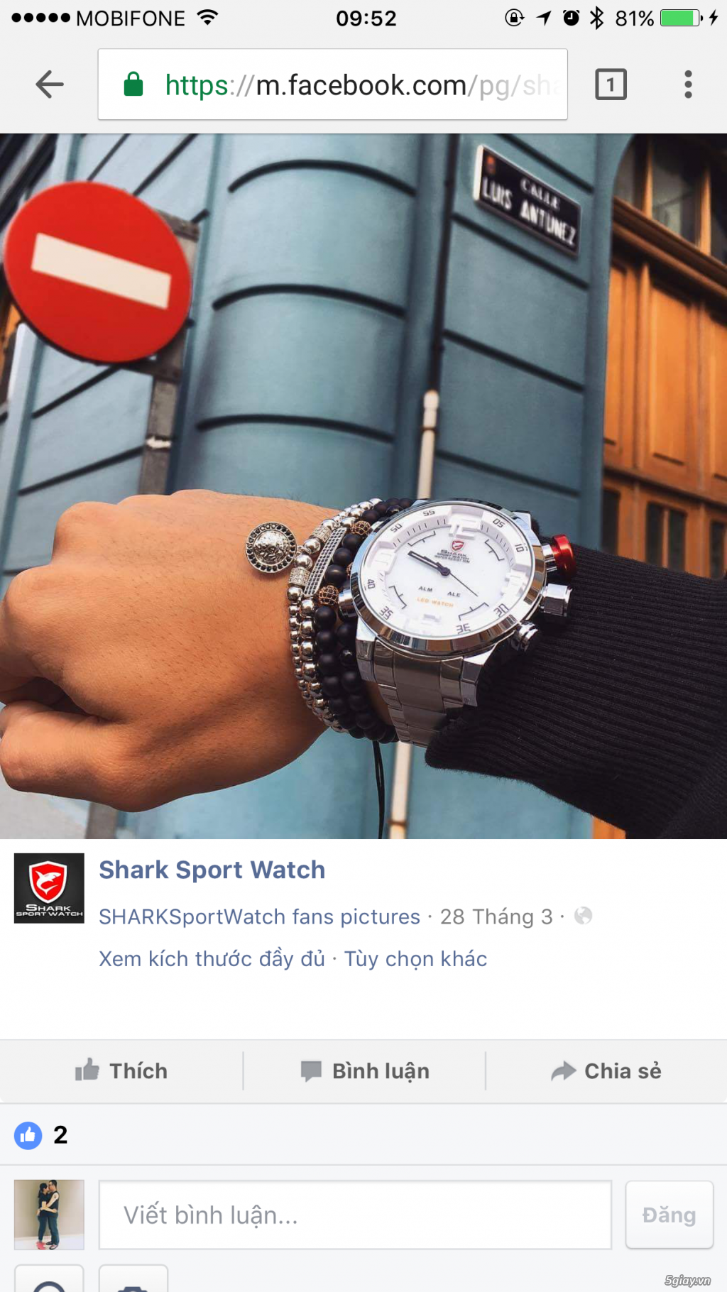 DỒng hồ hiệu Shark sport wach xách tay mới 100% giá rẻ - 5