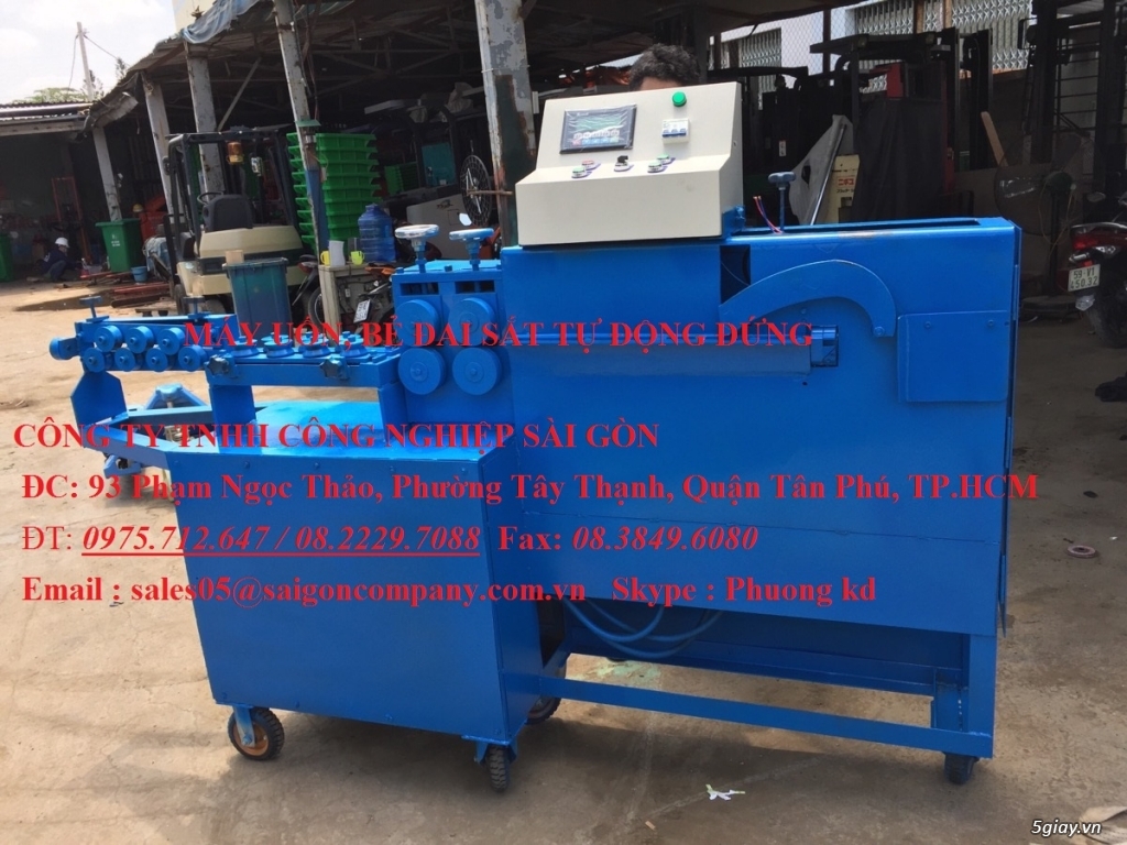 máy bẻ đai sắt đứng model A2