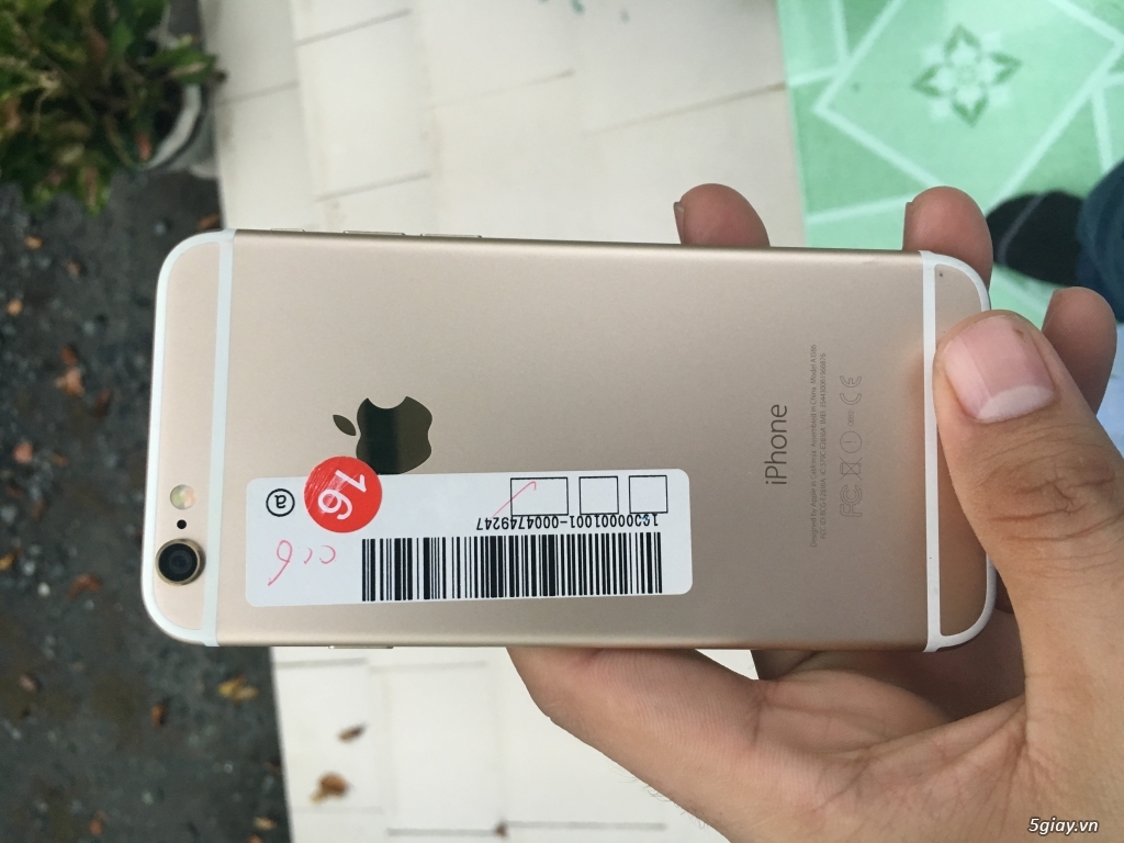 Iphone 6 16gb qte gold - zin nguyên cây chưa bung máy
