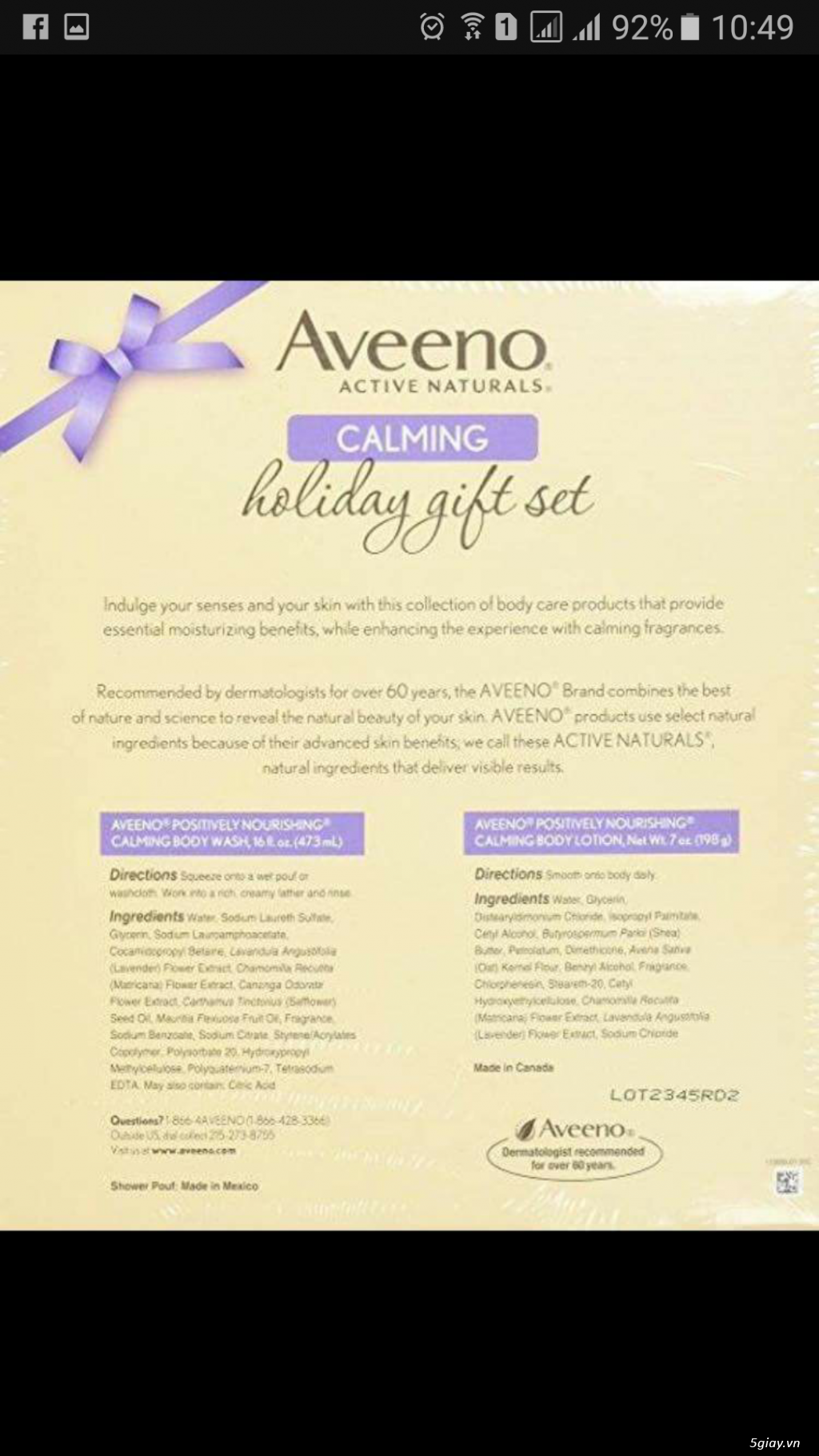 AVEENO ACTIVE NATURAL - 1