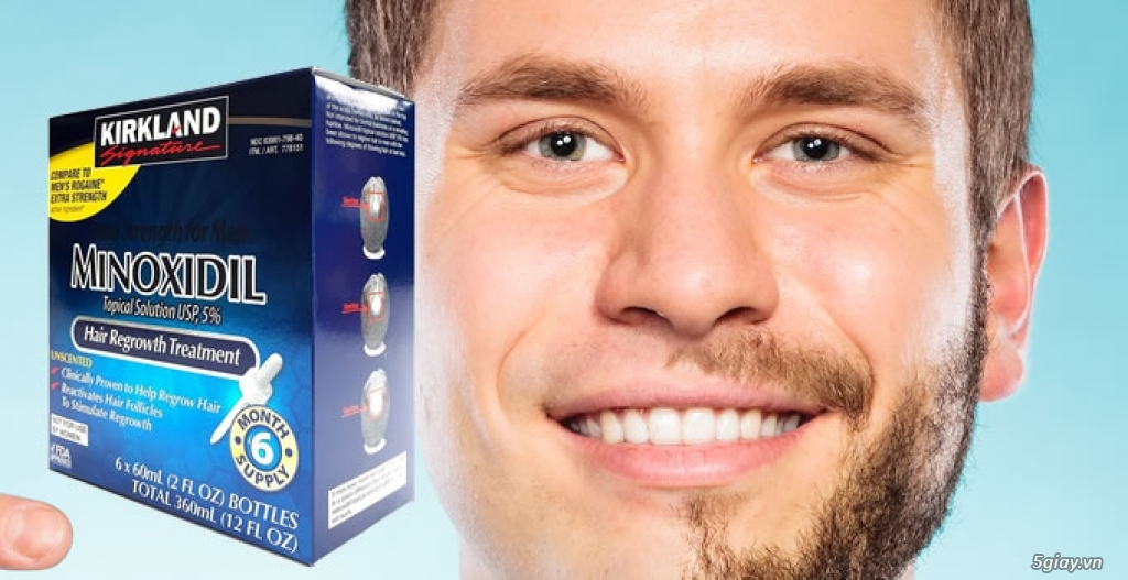 Thuốc Mọc Râu Quai Nón Minoxidil 5% của Mỹ >>|Chắc Chắn Mọc Râu|