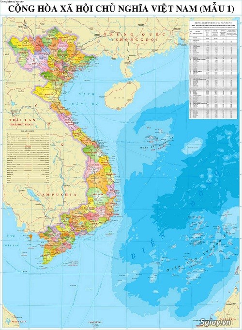 bán bản đồ việt nam tại đà nẵng