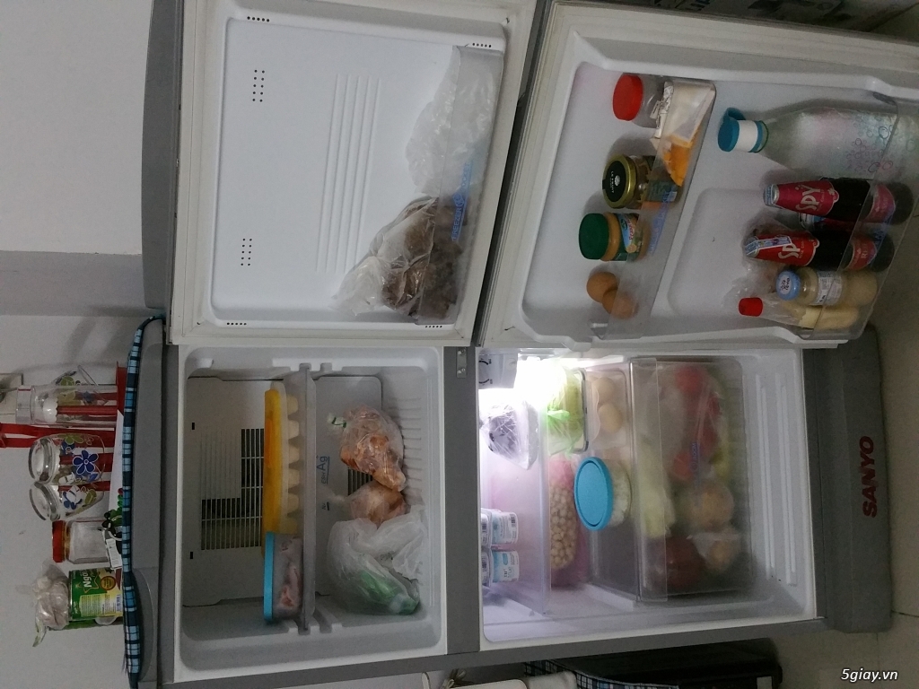 Thanh lý tủ lạnh Sanyo - 123L - còn mới - Giá 2,5 triệu + 1 thùng Ken. - 1