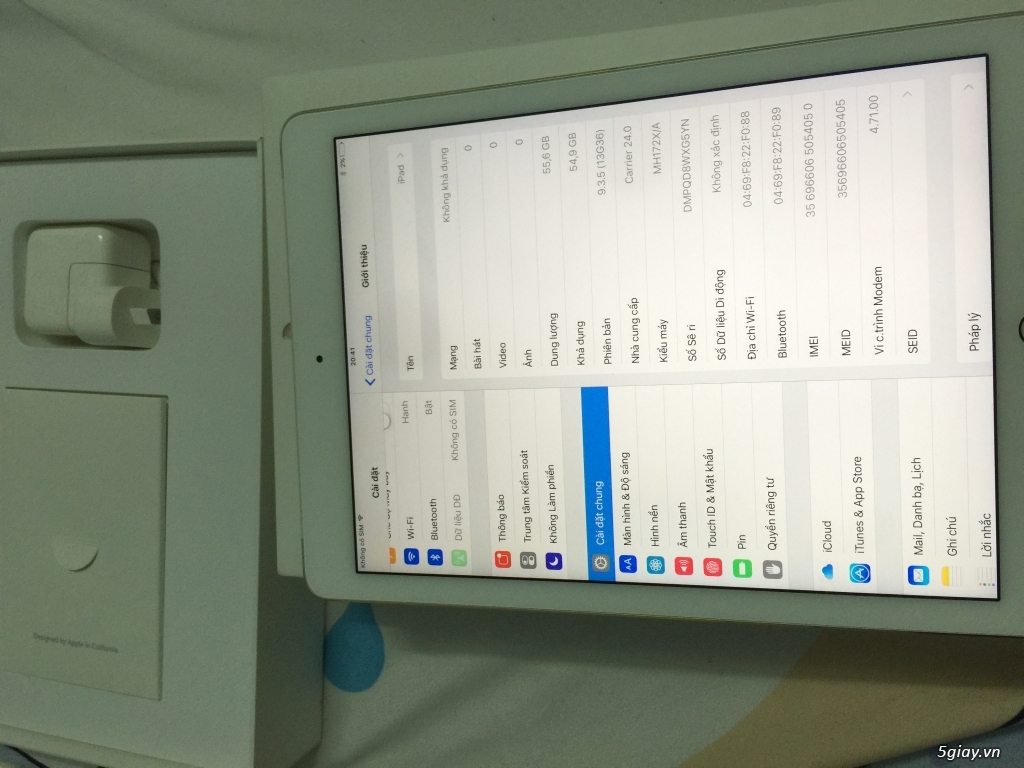 Ipad air 2 3g 64gb fullbox 99% còn BH - 3