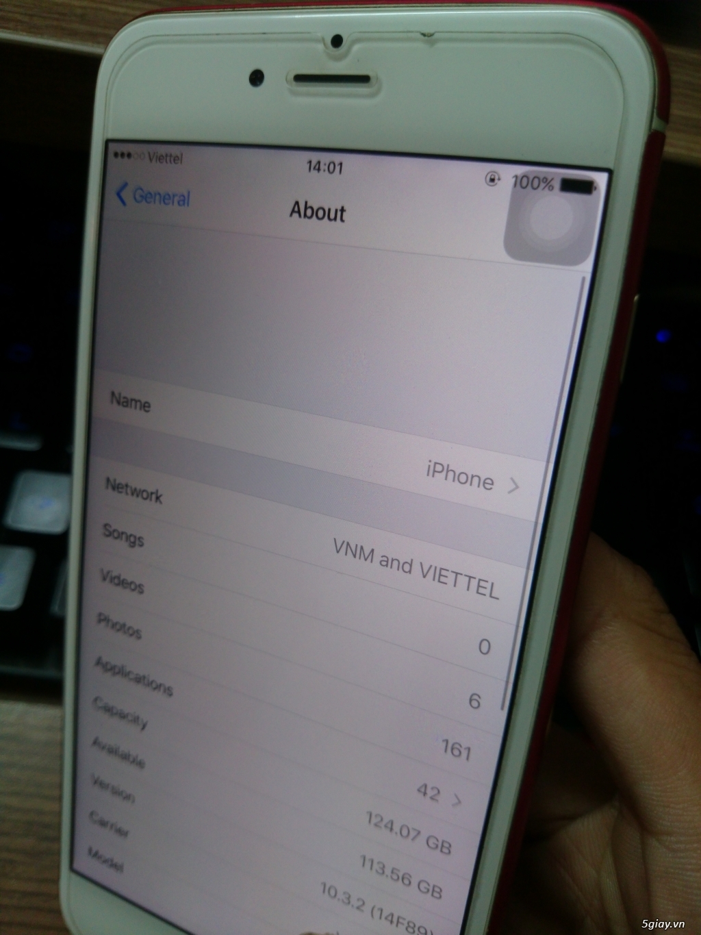 iPhone 6 Plus Gold 128GB Fullbox - 1