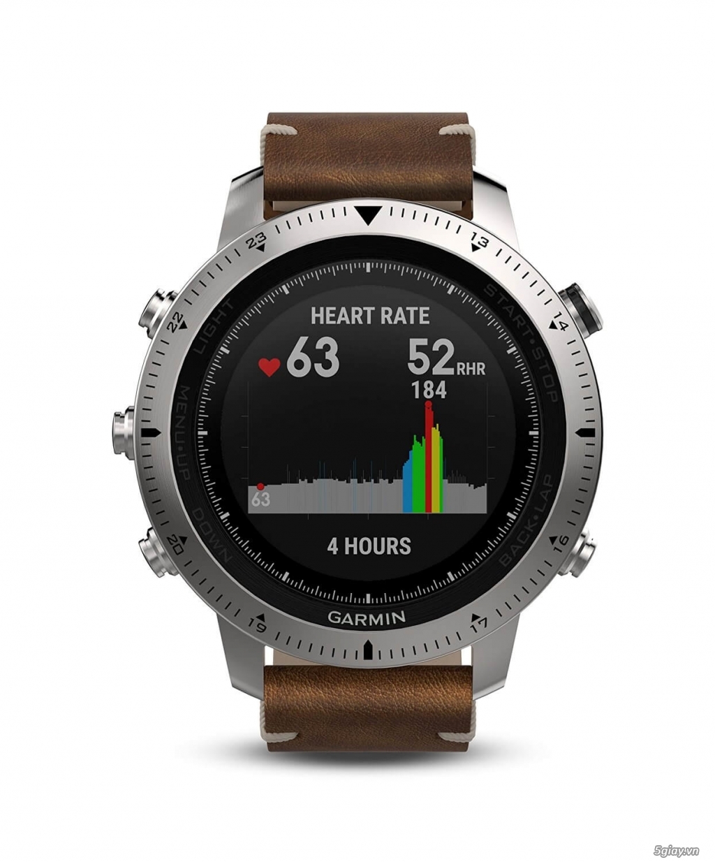 garmin chronos leather band