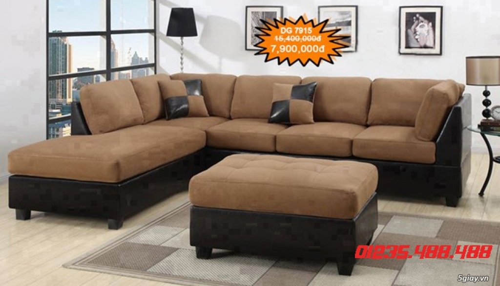 Sofa phòng khách cao cấp giá siêu rẻ tại tp HCM - 5