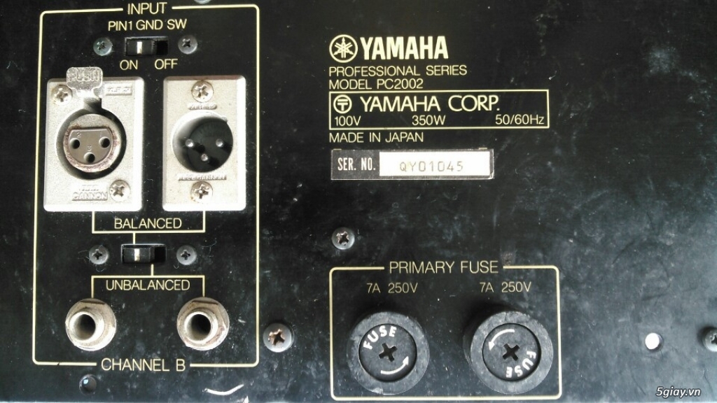 Pow Yamaha pc2002 kinh điển vỏ full nhôm dành cho loa Studio, Hi-end - 7