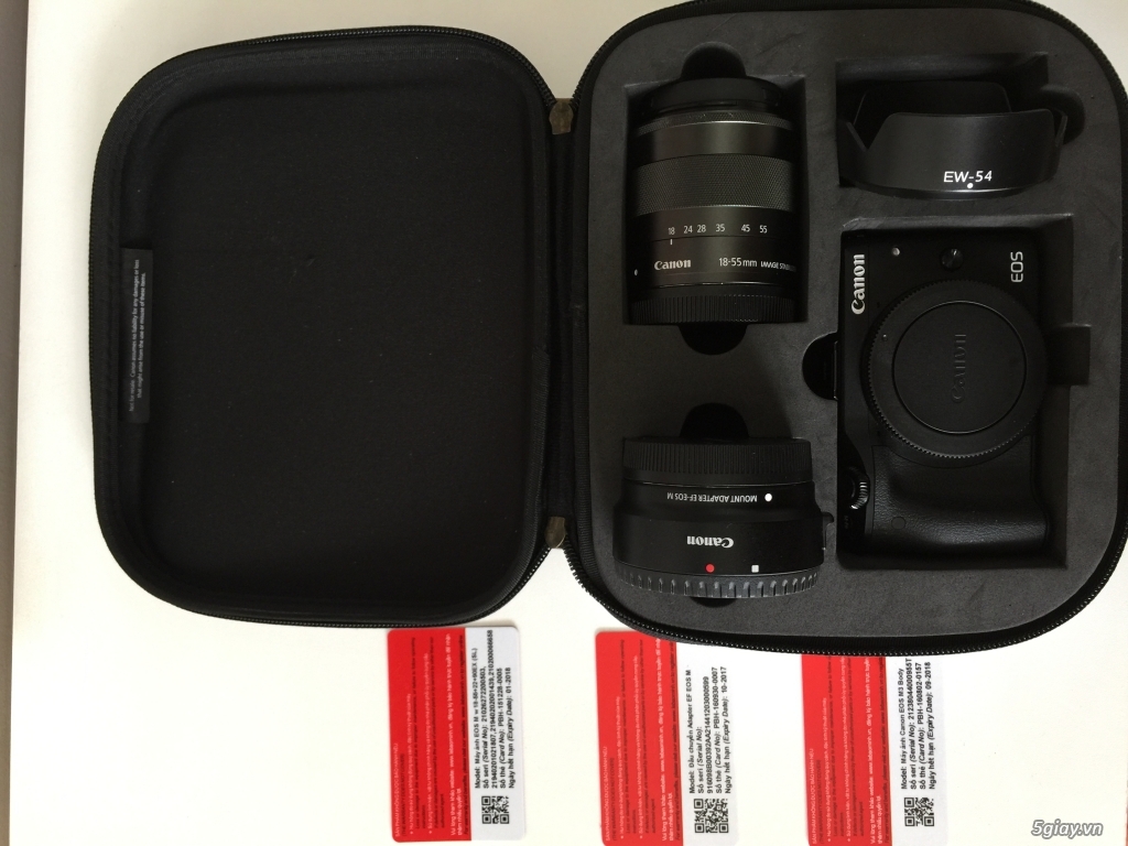Canon EOS M3 + kit 18-55 + adapter - 2