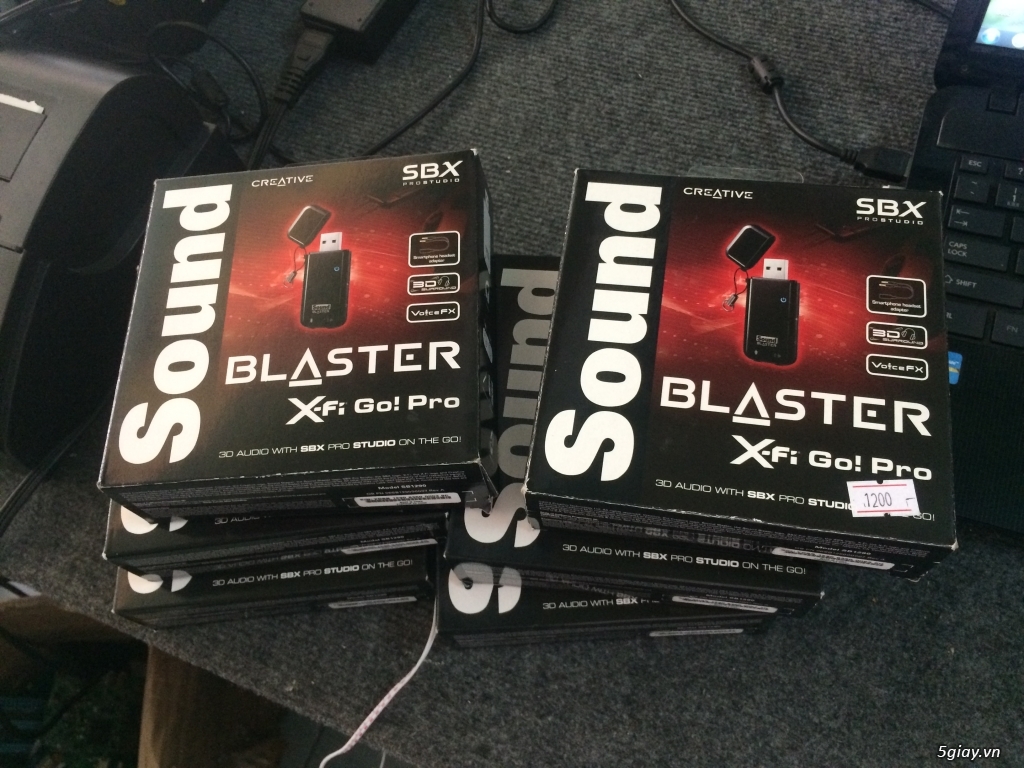 Bán 1 Lô sound card Creative sound blaster x-fi go 2.1 pro nhập từ mỹ