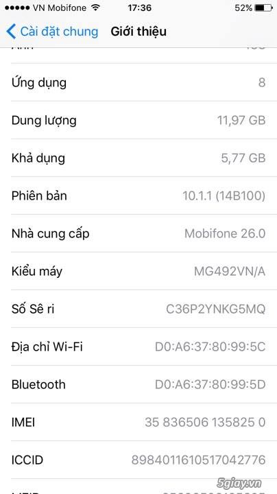 Iphone 6 16gb Công ty FPT