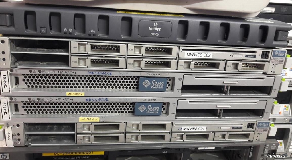 HP ProLiant DL380 G3 Server,NETAPP C1300,SUNFIRE V215 - 3
