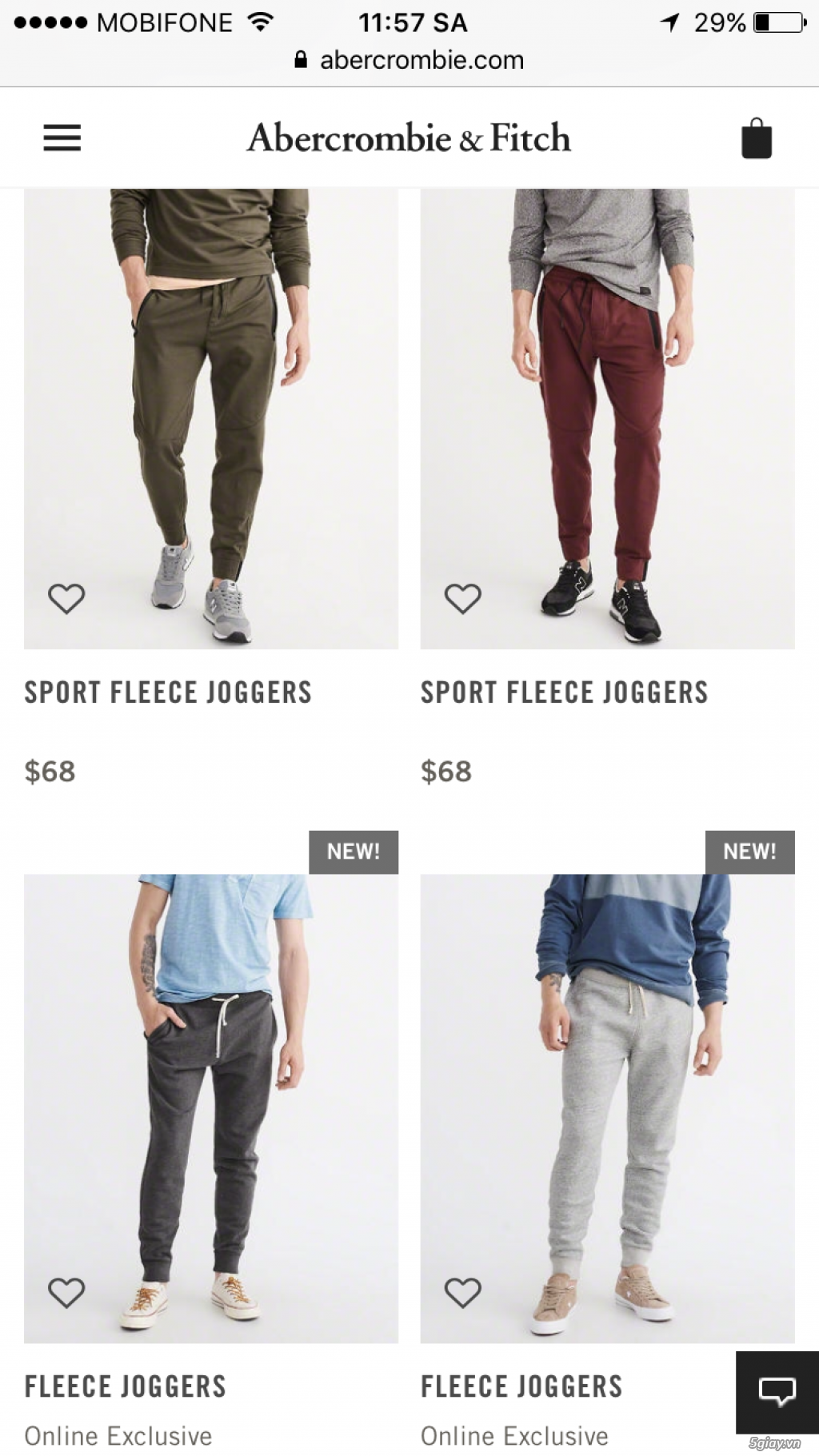 Quần Abercrombie ship USA SALE ! - 2