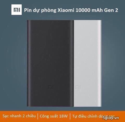 Sạc dự phòng xiaomi 10000 ma giá hot