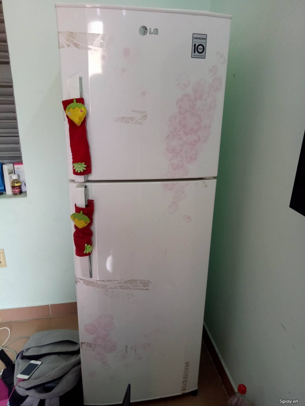 Tủ lạnh LG-255L- 98%-giá rẻ 4000k