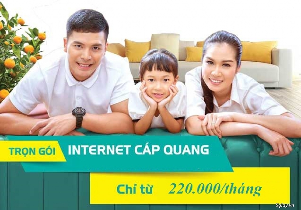 Internet Cáp Quang Viettel Khuyến mãi T6/2017 giá từ 220k/tháng
