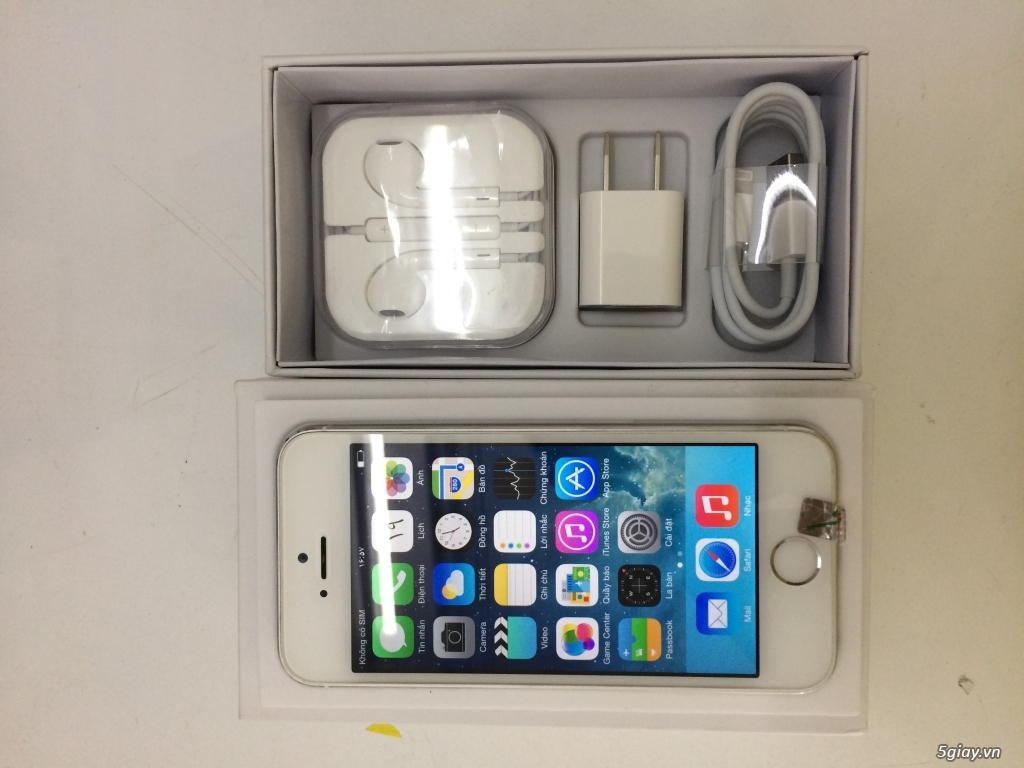 iphone 5s chạy ios 7**, đồ cổ cho ae siêu tầm, số lượng có hạn - 1
