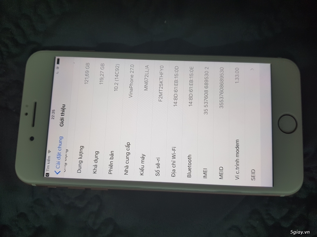 7plus rose gold 128gb LL 15t5 - 2