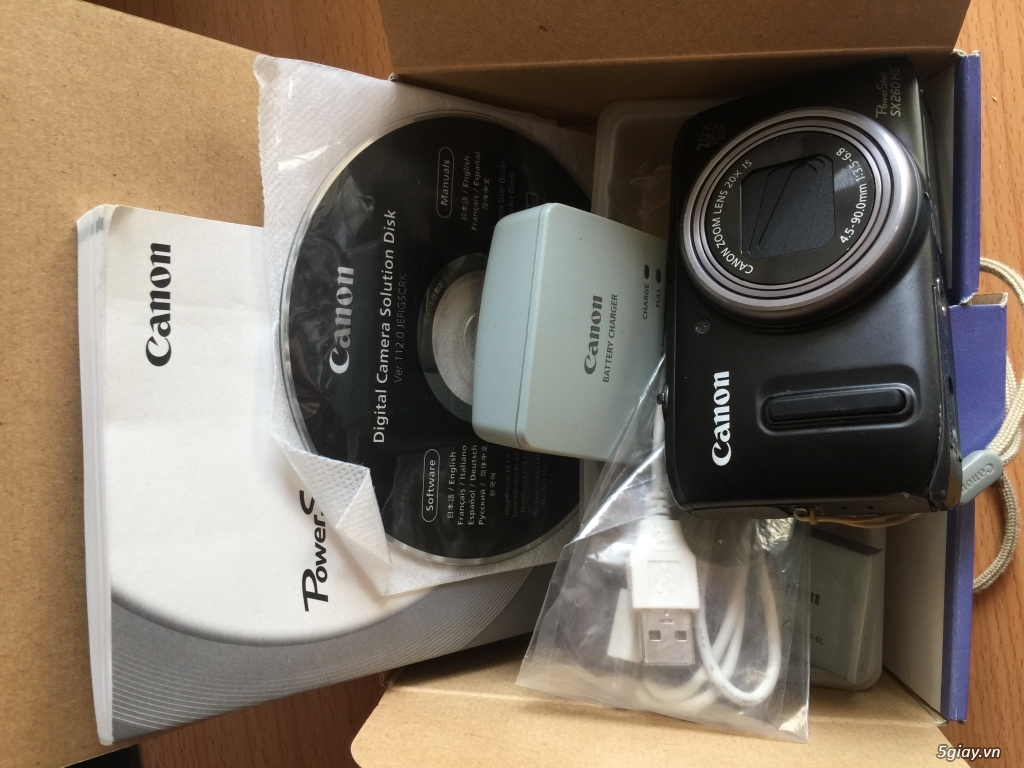Máy ảnh Canon SX260HS - 6