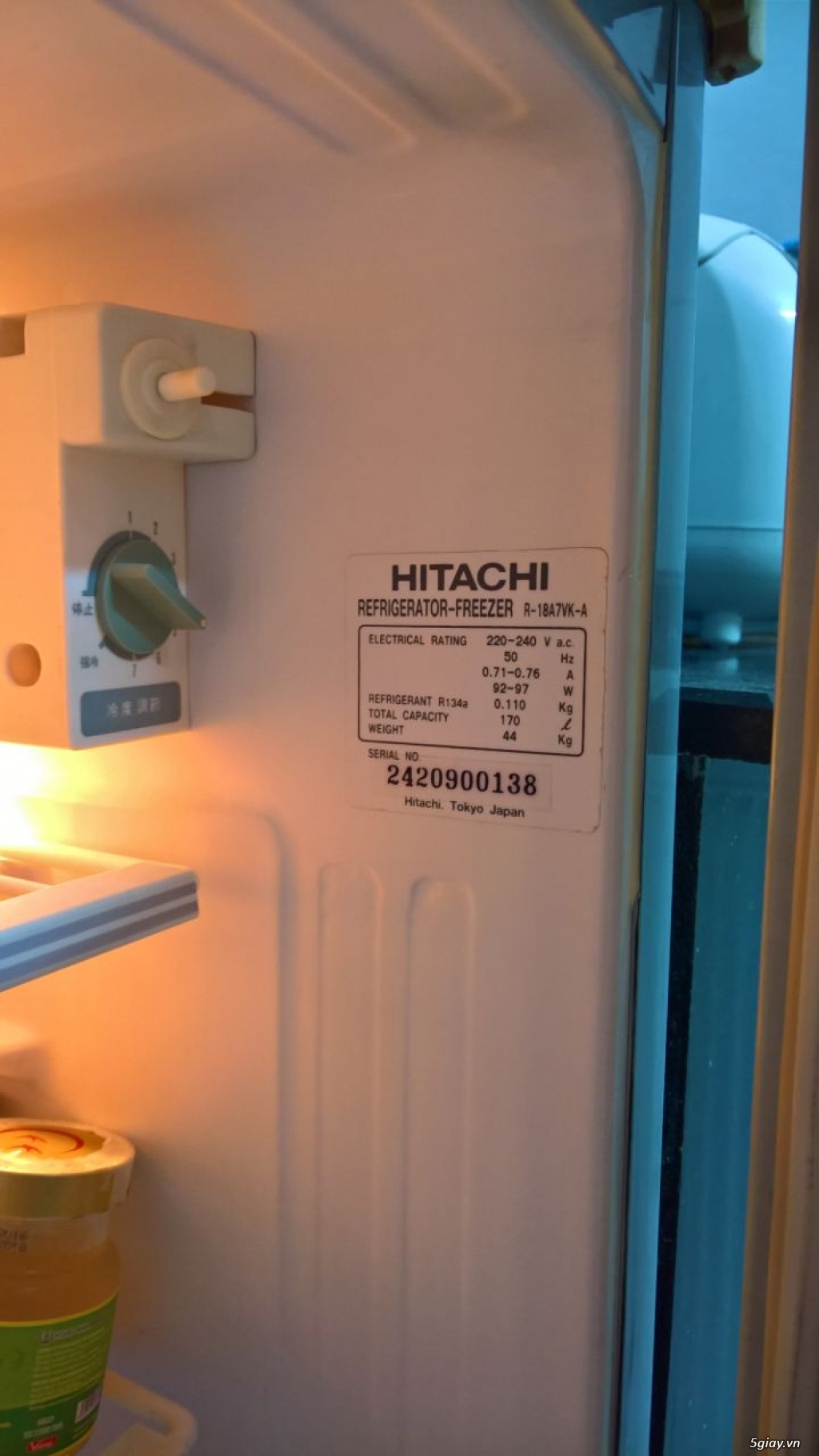 Bán tủ lạnh hatachi 170l bám tuyết. - 1