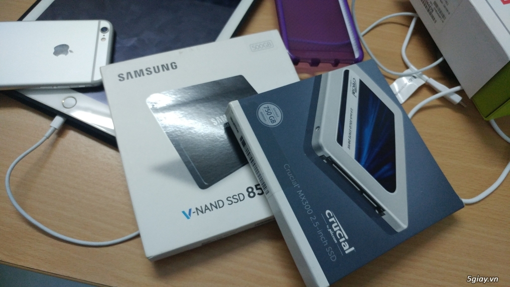 Ổ cứng SSD Samsung V-Nand SSD 850 EVO 500G New 100%. Giá 3.7 triệu