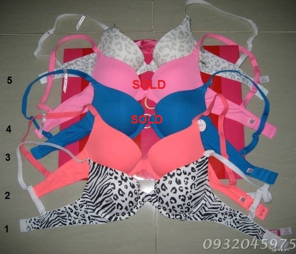 HOT! Bombshell bra Victoria Secret giá rẻ (panty từ 100K, bra từ 400K). Nhận order