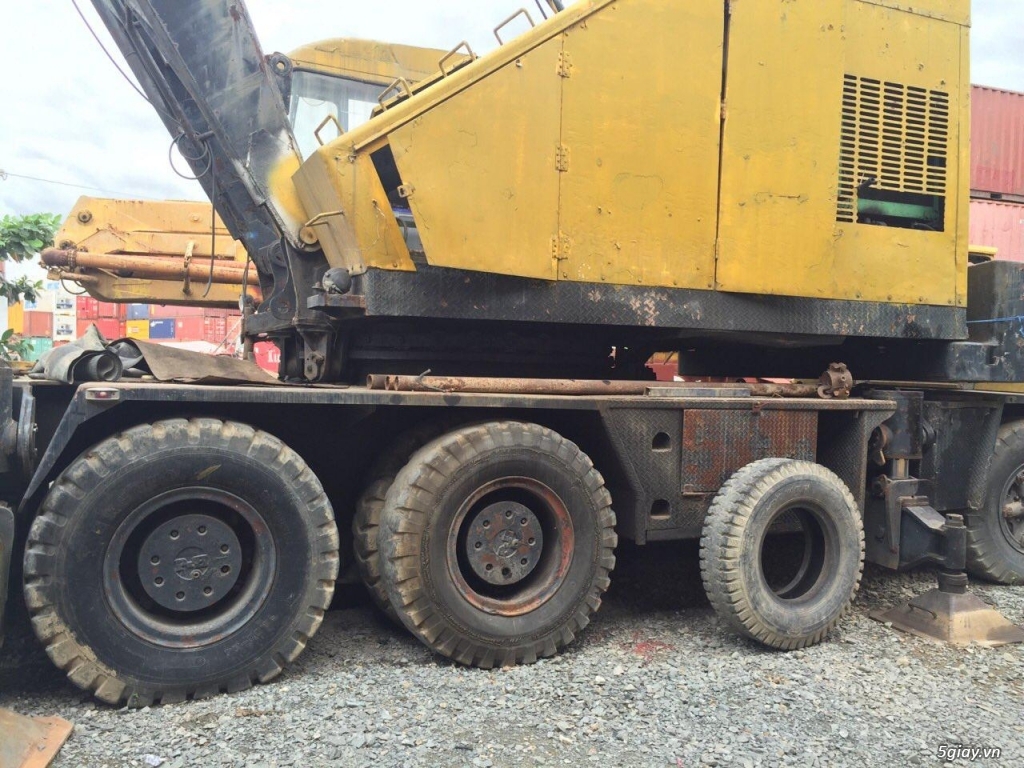 Xe cần cẩu hiệu P&H bánh lốp Mỹ - 1