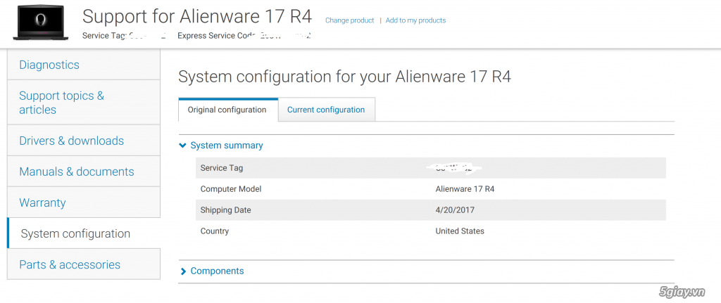 BÁN ALIENWARE 17 R4 2017 - 1