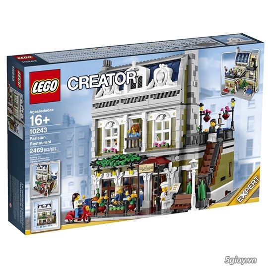 Lego 10243 Nhà Hàng Paris - Parisian Restaurant